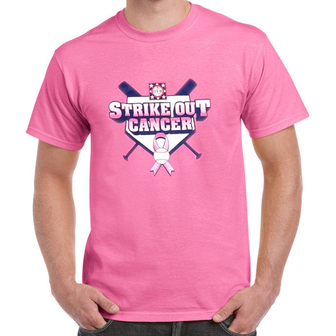 strike out cancer baseball shirt